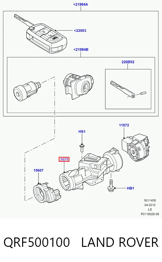 Купить Замок зажигания Лэнд-ровер Рейндж-Ровер SPORT I L320