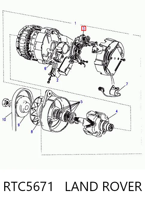  Диодный мост Ford Orion 3