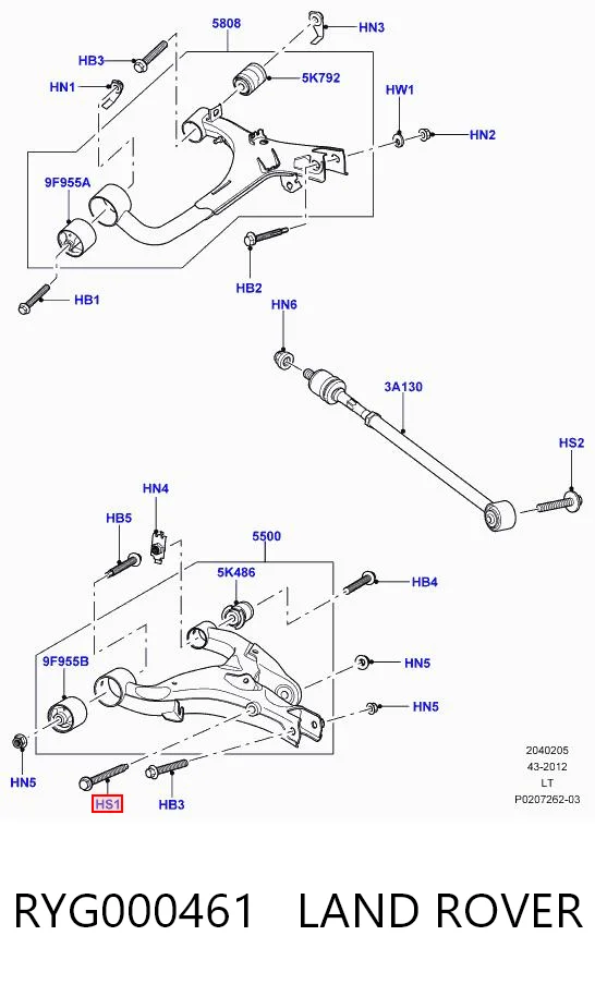 RYG000461 Land Rover 