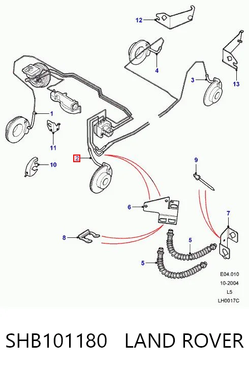 Купить 1650843580 Peugeot/Citroen Шланг тормозной передний