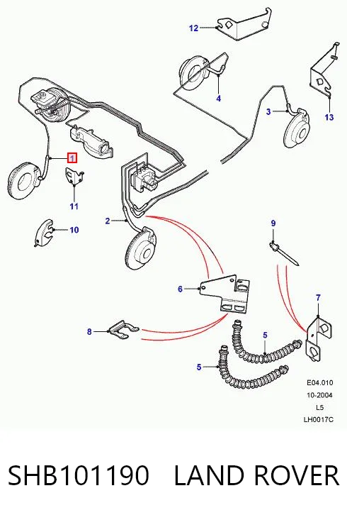 Шланг тормозной передний 1650843580 Peugeot/Citroen