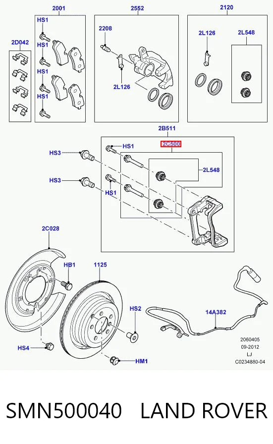 Ремкомплект суппортов Mazda BAY02646ZA цена, от 18.43 USD