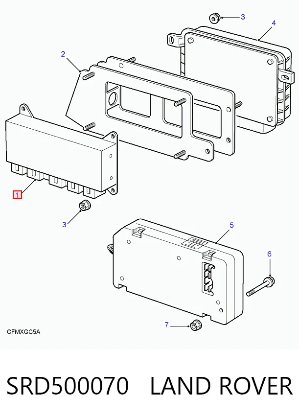 Блок управления АБС SRD100462 Rover