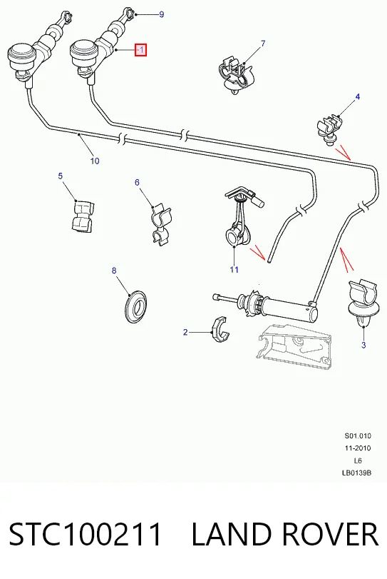 Купить STC000210L Bearmach Рабочий цилиндр сцепления