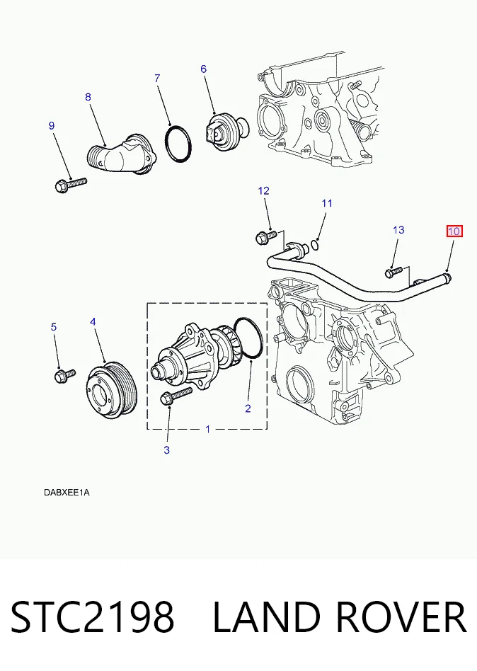 Насос водяной на BMW 5  E34