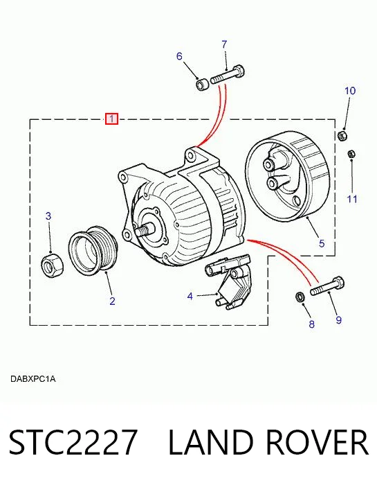 Автомобильный генератор Britpart STC2227 цена, от 151.10 USD