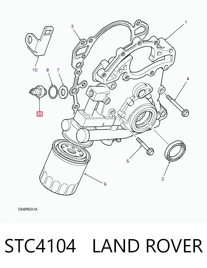 STC4104 Land Rover Датчик указателя давления масла