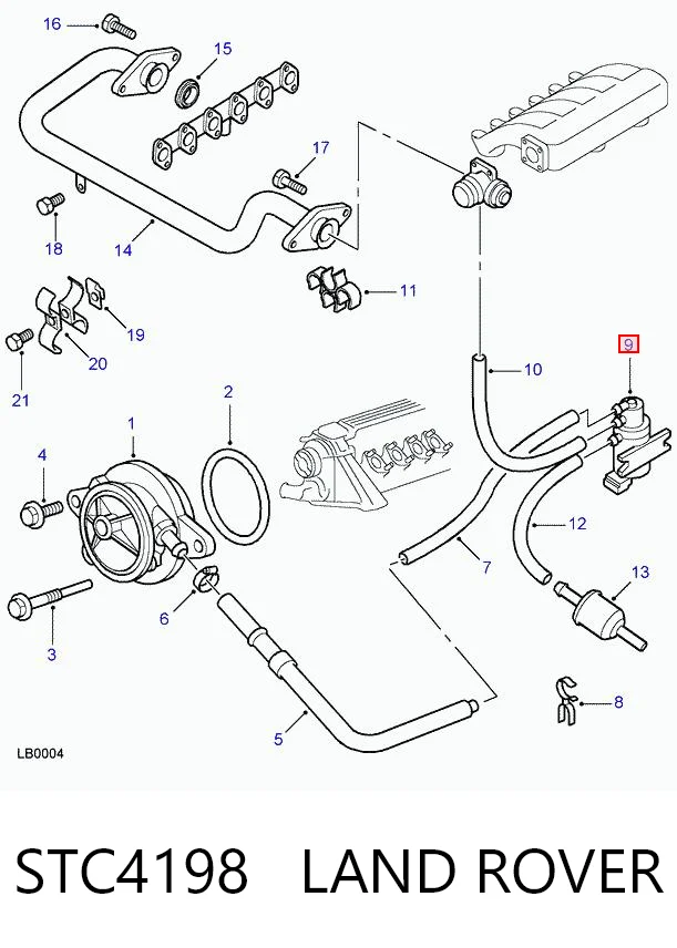 Преобразователь давления (соленоид) наддува Britpart STC4198 цена, от 20.39 USD