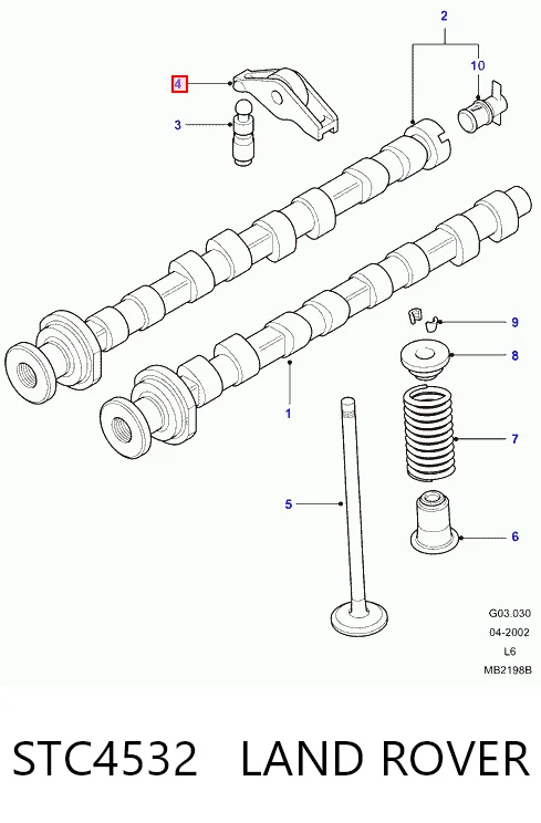 Рокер клапана Rover 75 седан (RJ) (1999 - 2005) цена, от 6.93 USD