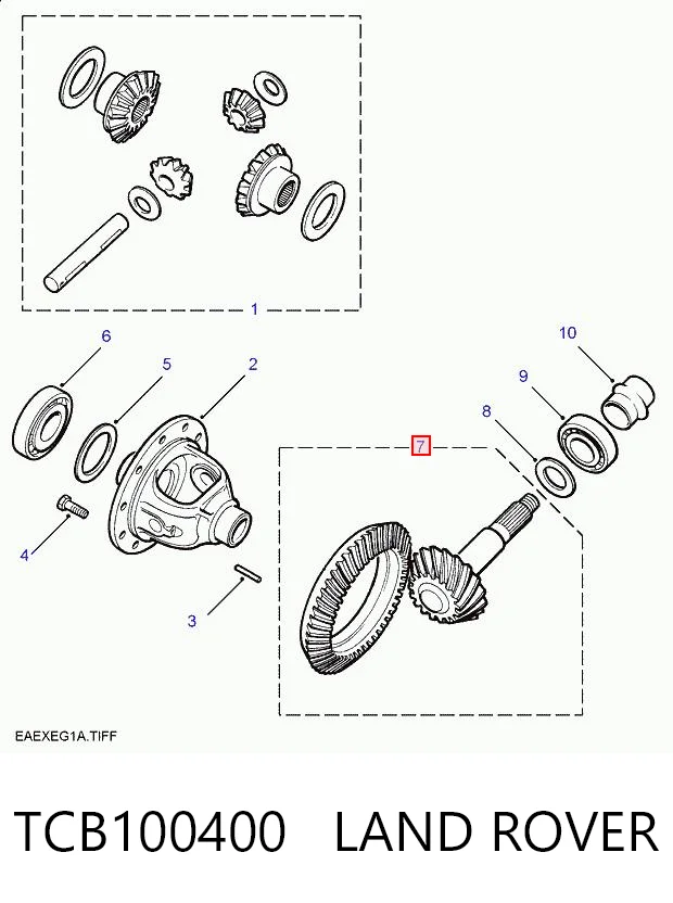 Редуктор задний Britpart TZZ100170 цена, от 190.04 USD