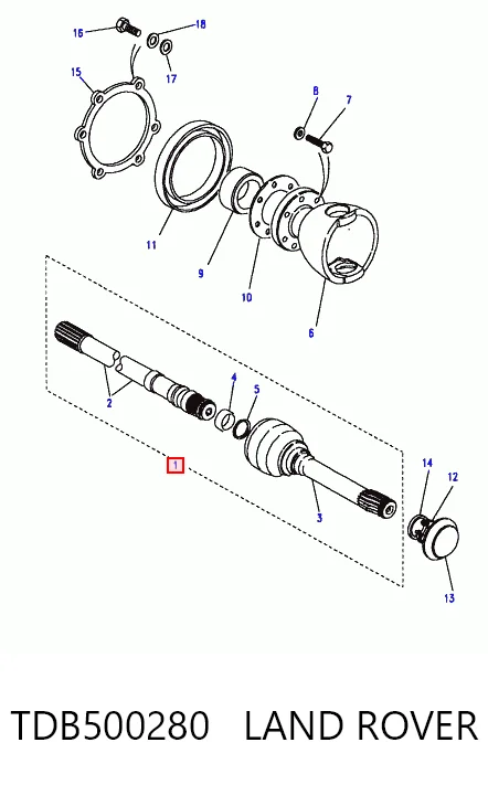 Купить FTC3148 Britpart Вал приводной правый