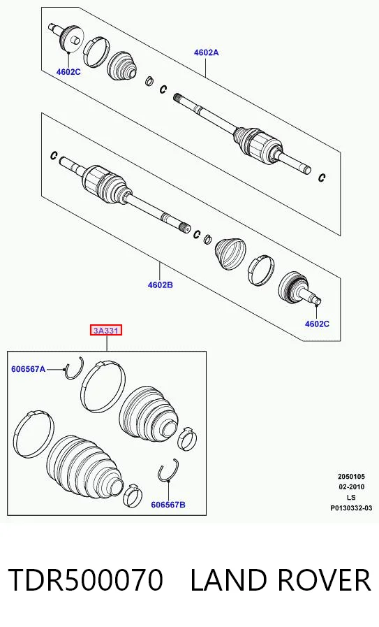 0025419 GKN-Spidan Пыльник шарнира угловых скоростей наружный задний