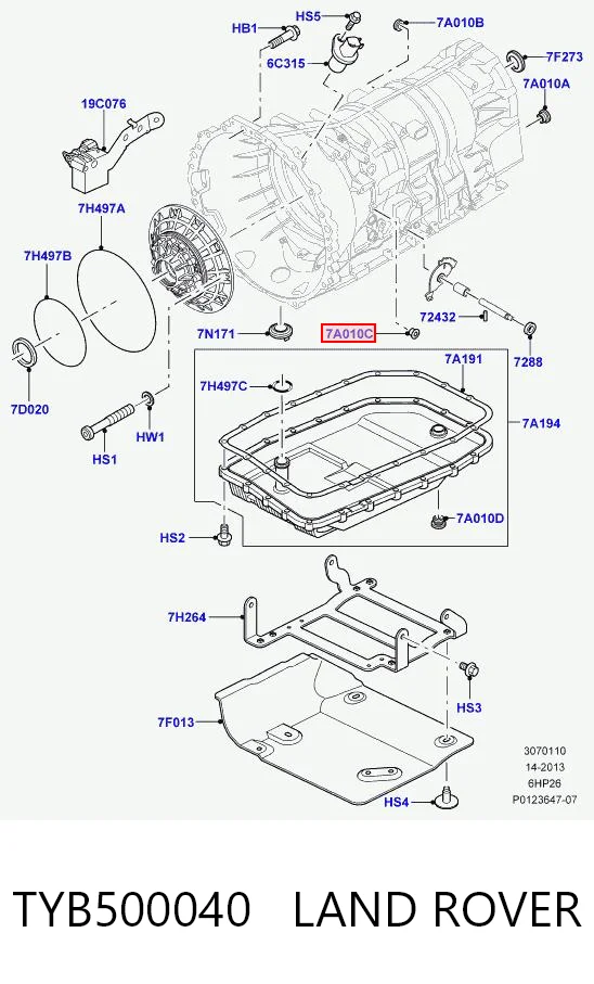 018321377B Bentley Пробка поддона АКПП