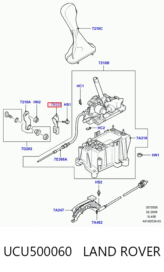 UCU500060 Land Rover