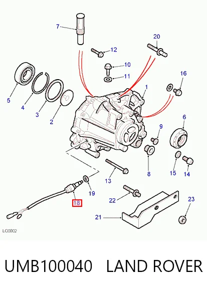 Датчик заднего хода DBP9237 Rover