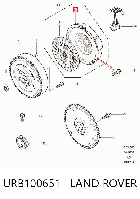 Купить HK07277 Rover Комплект сцепления (диск, корзина, подшипник)