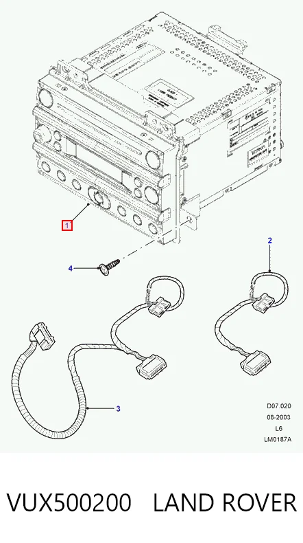 Радиоприемник на Land Rover Freelander I L314
