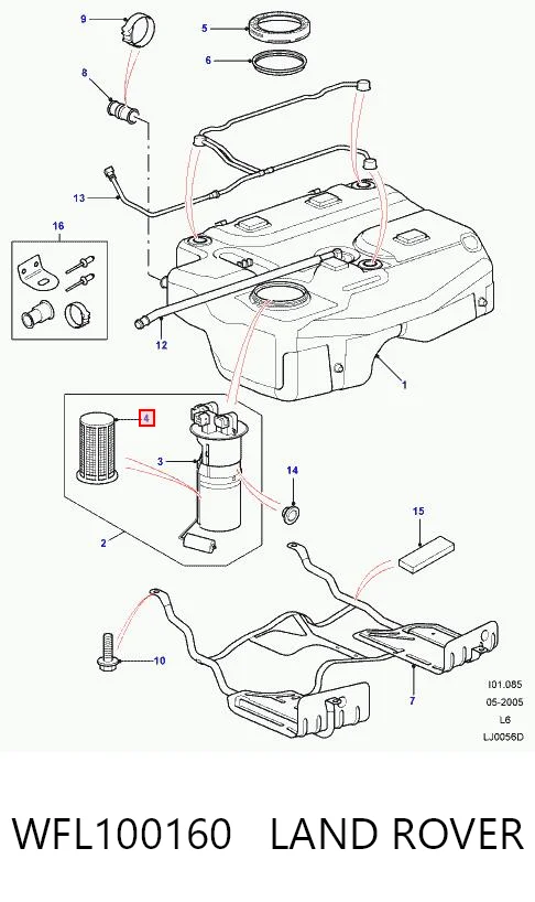 WFL000010 Britpart Фильтр топлива