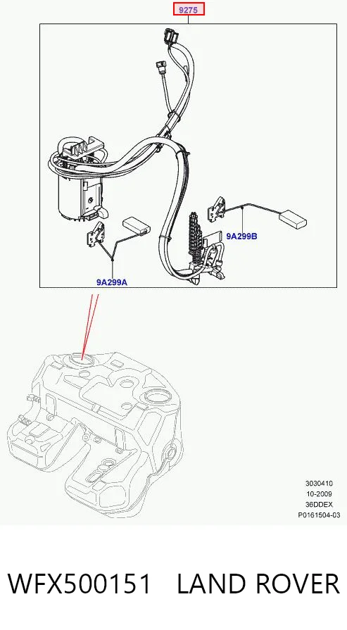 WFX500151 Land Rover Электробензонасос
