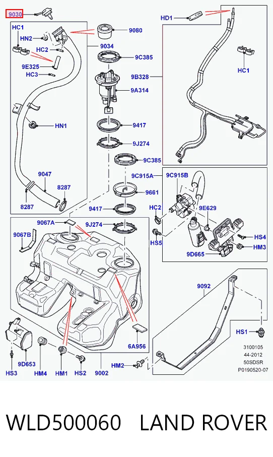  Rover WLD500060 цена, от 81.98 USD