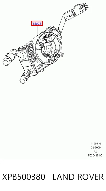 Переключатель подрулевой в сборе на Land Rover Range Rover III L322