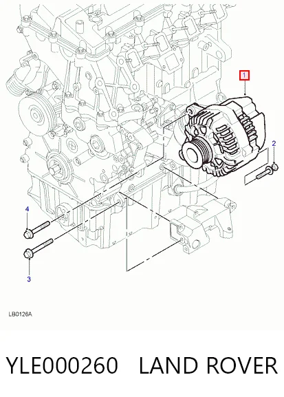 Автомобильный генератор Britpart YLE102500LG цена, от 156.12 USD