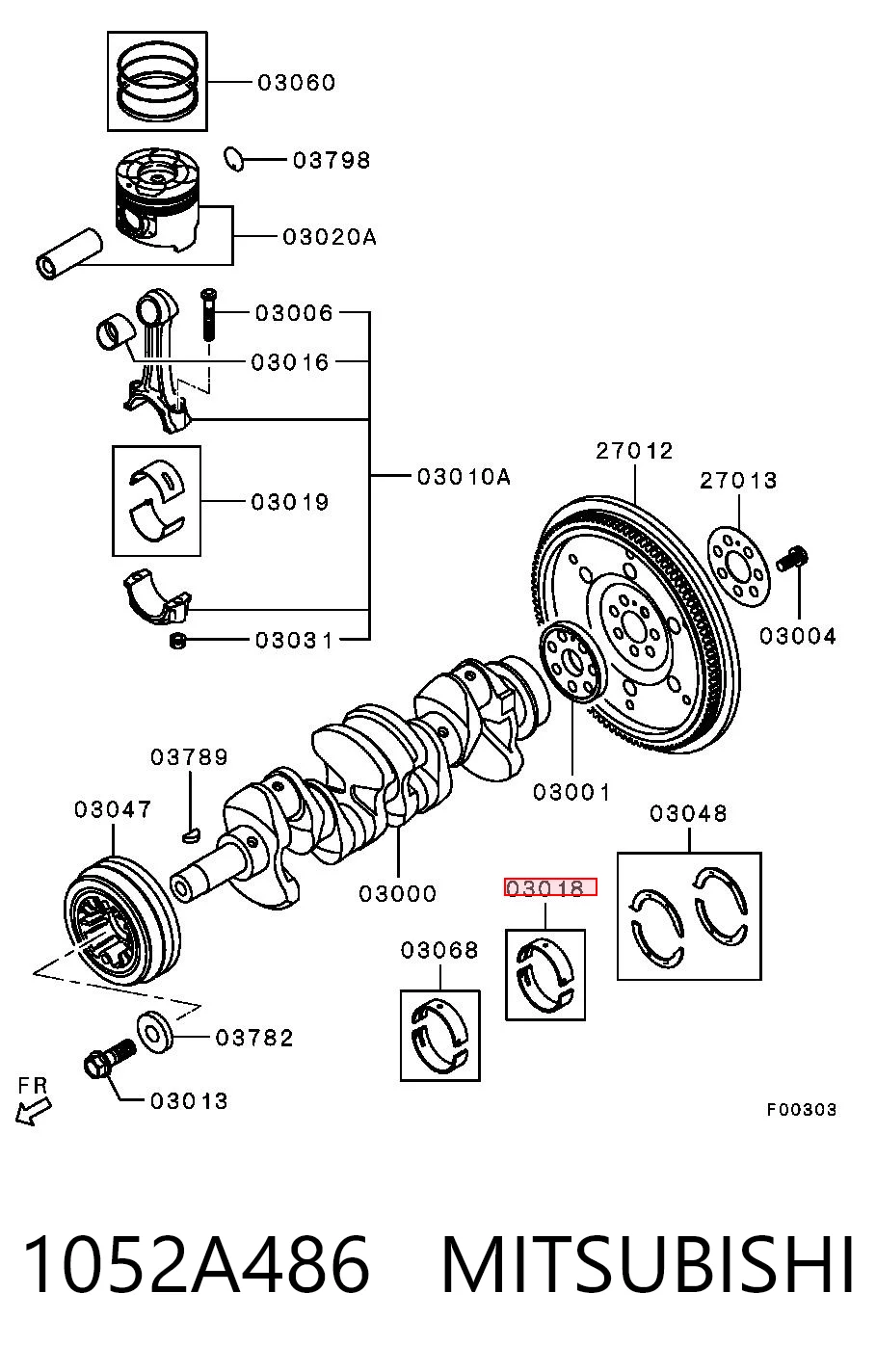 Вкладыши коленвала коренные, стандарт (STD) Kolbenschmidt MS1832GPSTD цена, от 16.88 USD