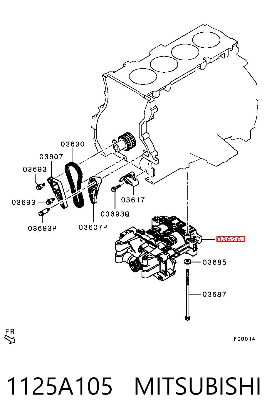 1125A105 Mitsubishi 