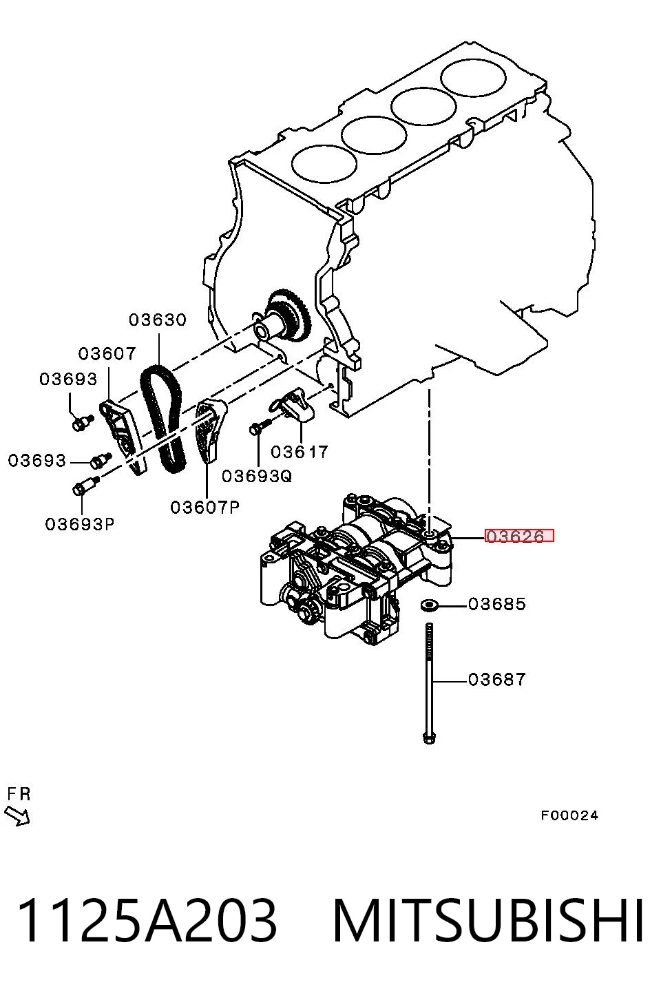 1125A203 Mitsubishi 