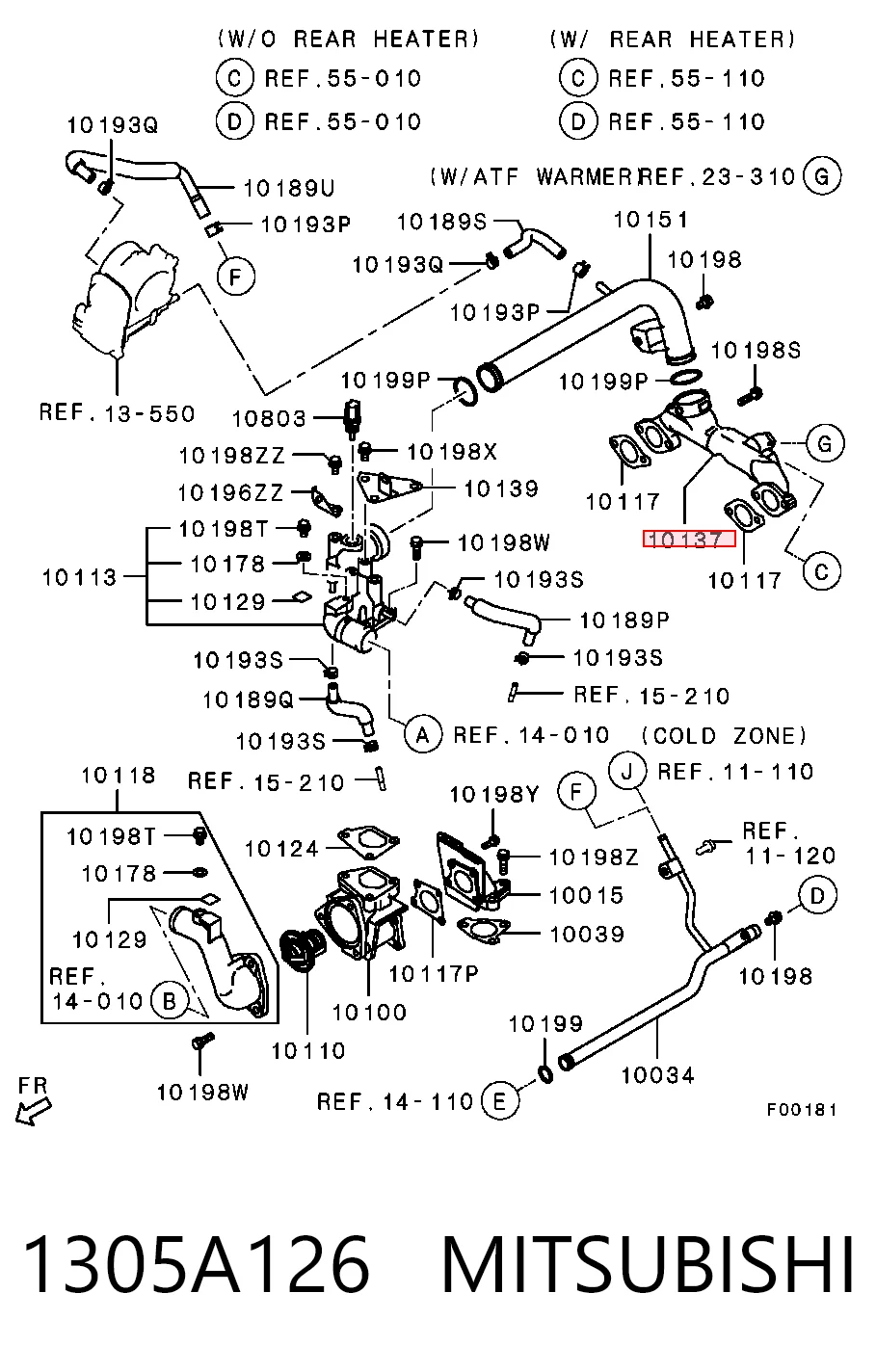 1305A126 Mitsubishi 