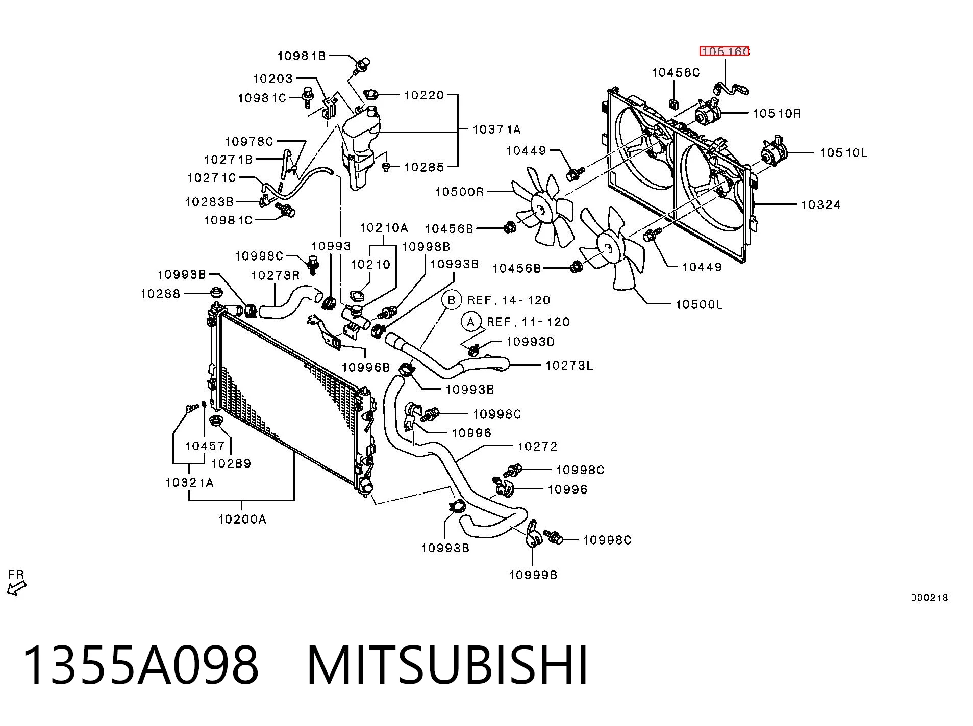 1355A098 Mitsubishi 