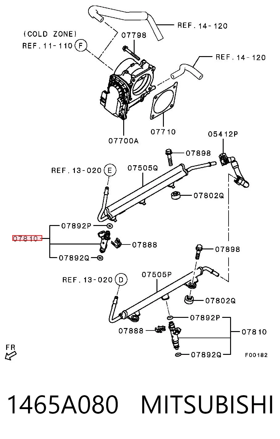 ST1465A080 SAT Топливные форсунки