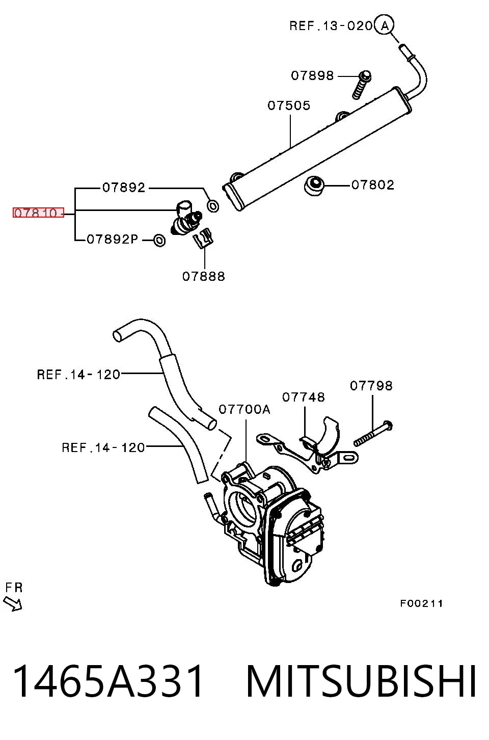 ST1465A331 SAT Топливные форсунки