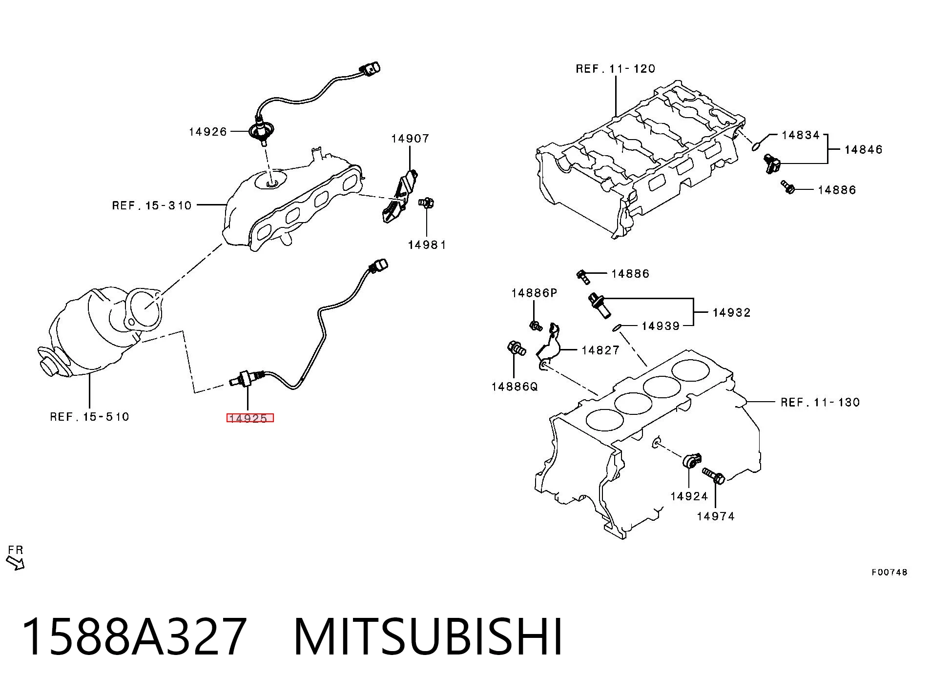 1588A327 Mitsubishi