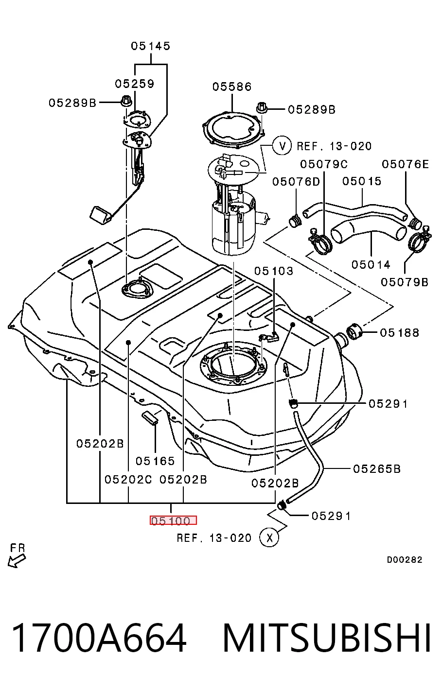 Купить ST1700A663 SAT Танк топливный