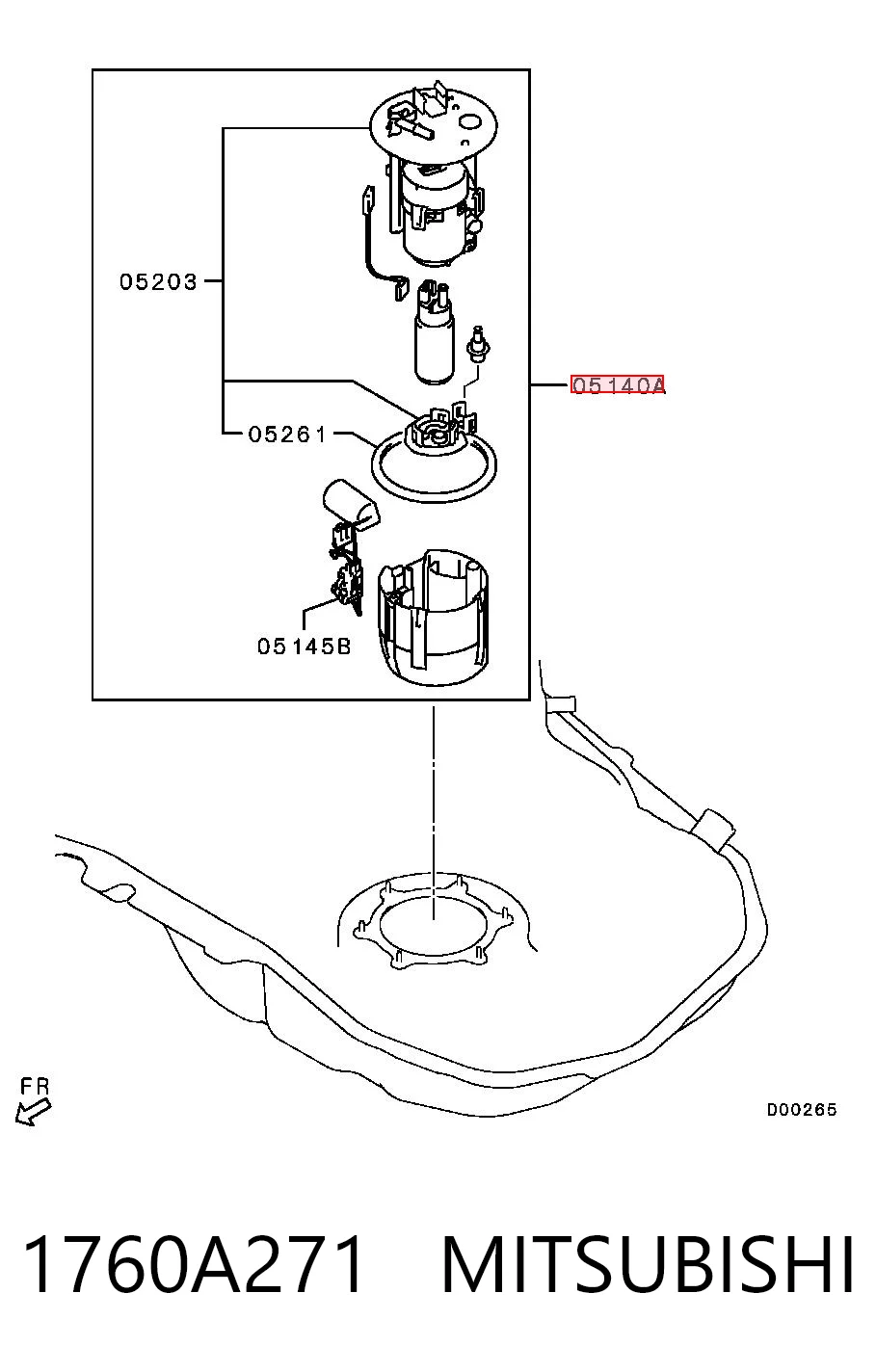 MAM00149 Magneti Marelli Электробензонасос