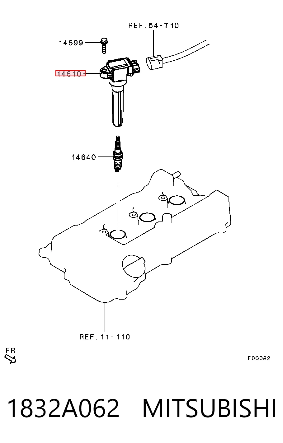Катушка зажигания MIC315 Masuma