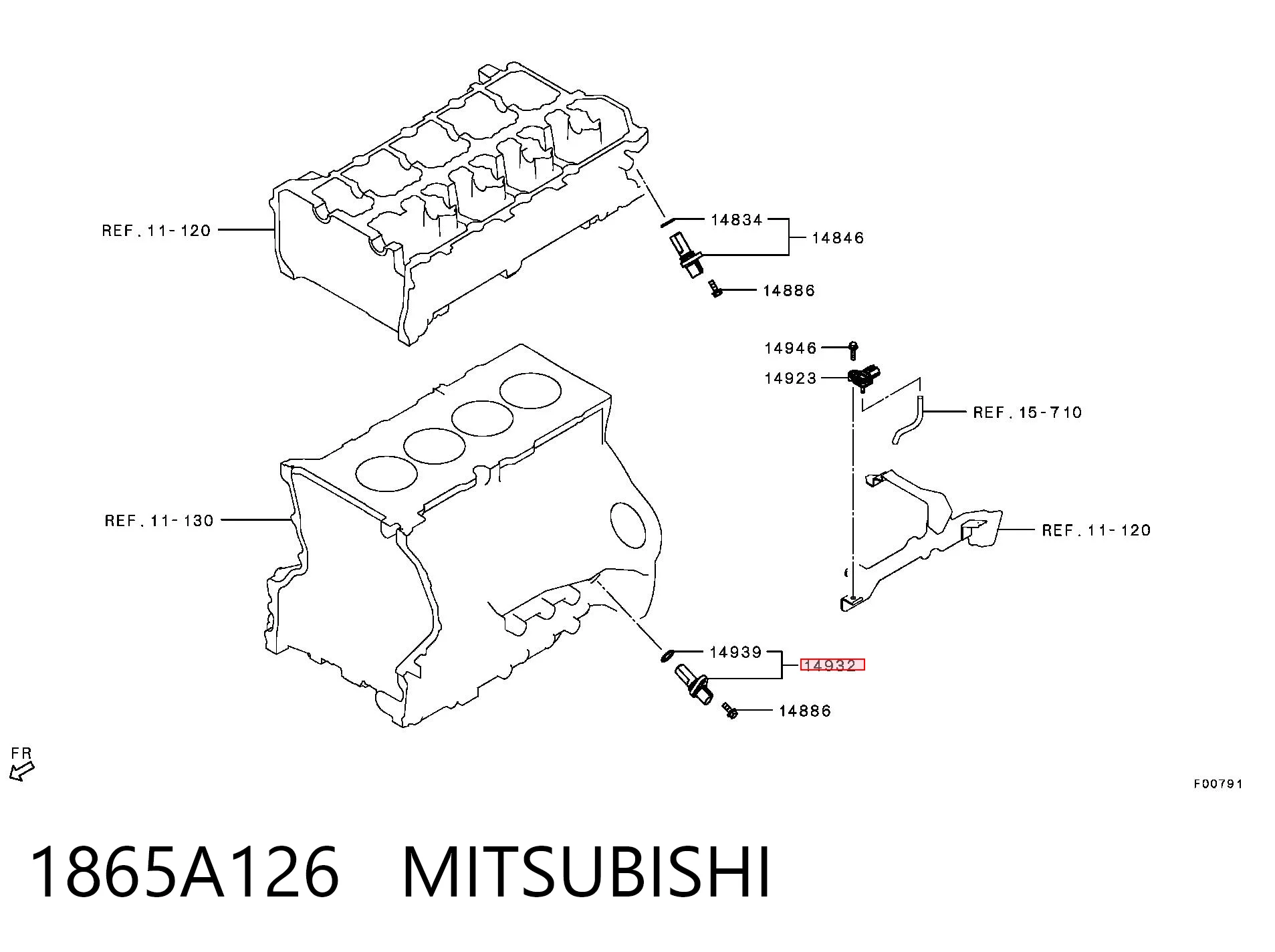 1865A126 Mitsubishi ДПКВ