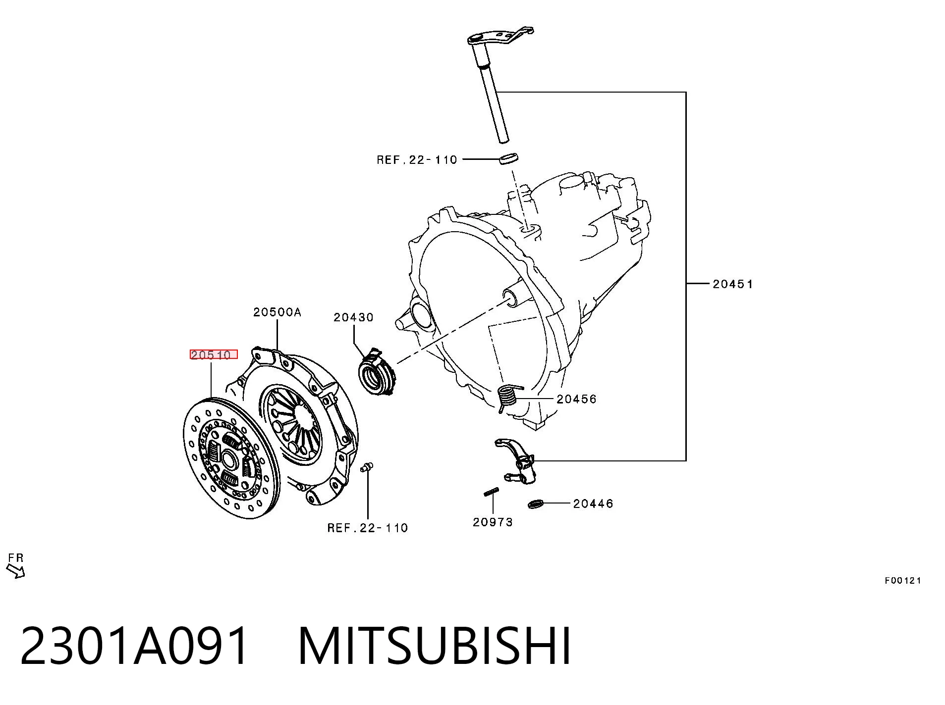 2301A091 Mitsubishi