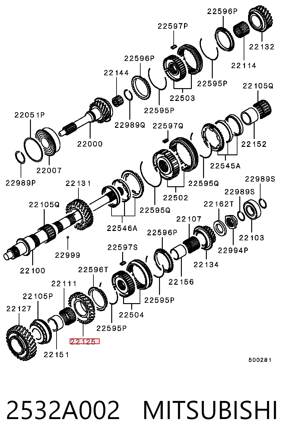 2532A002 Mitsubishi