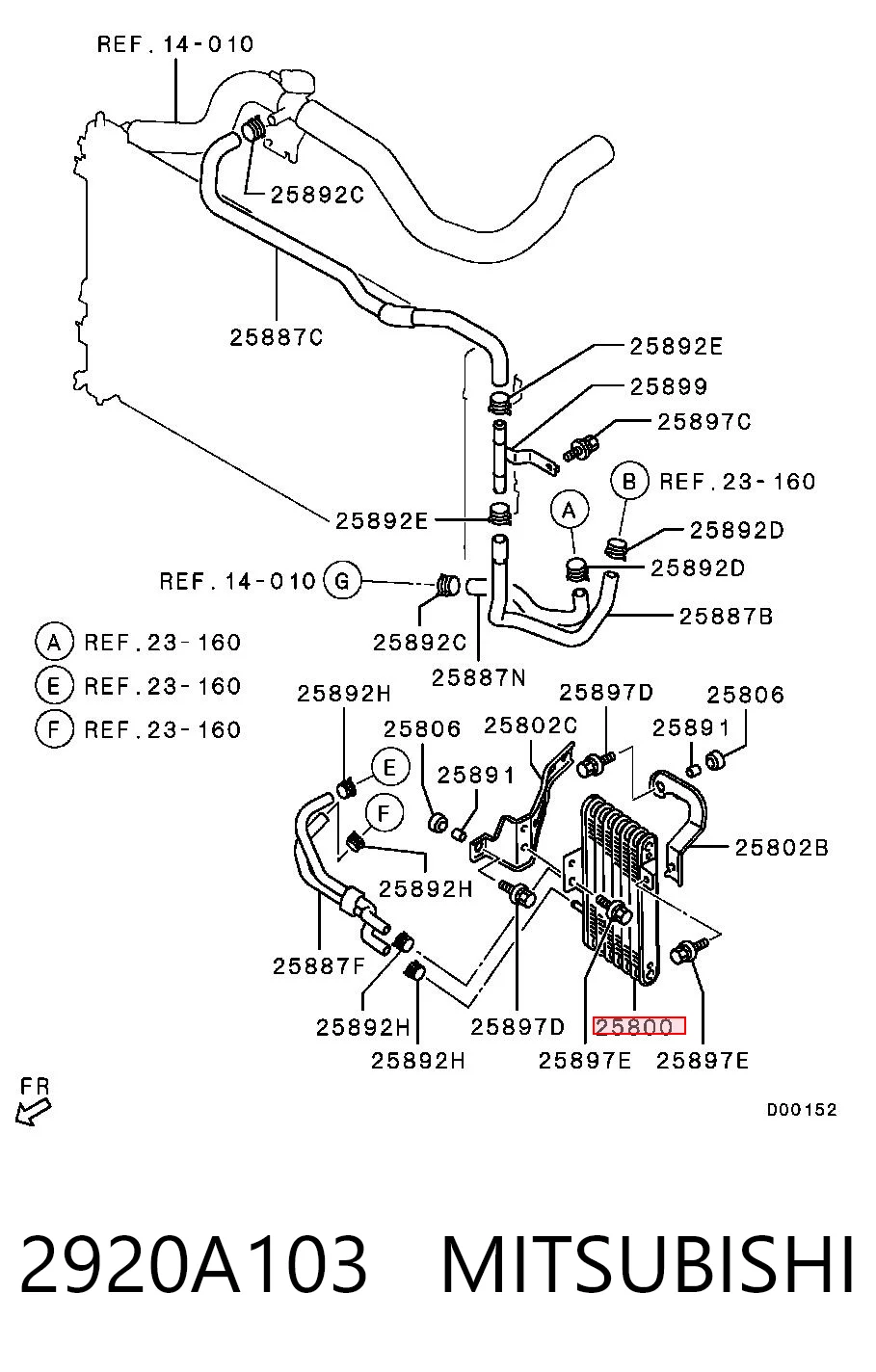 3S325003 AND Радиатор охлаждения, АКПП