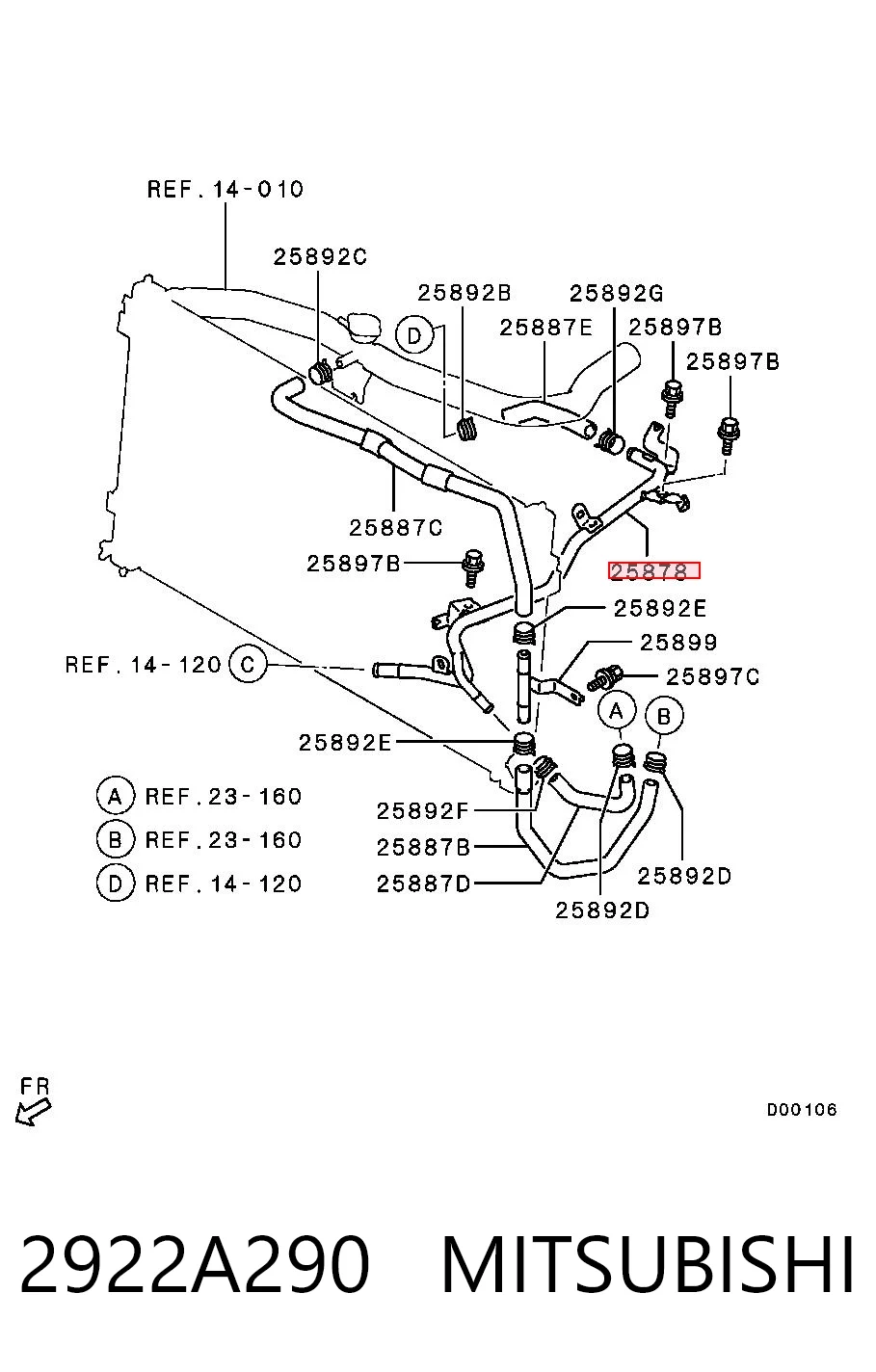 2922A290 Mitsubishi 