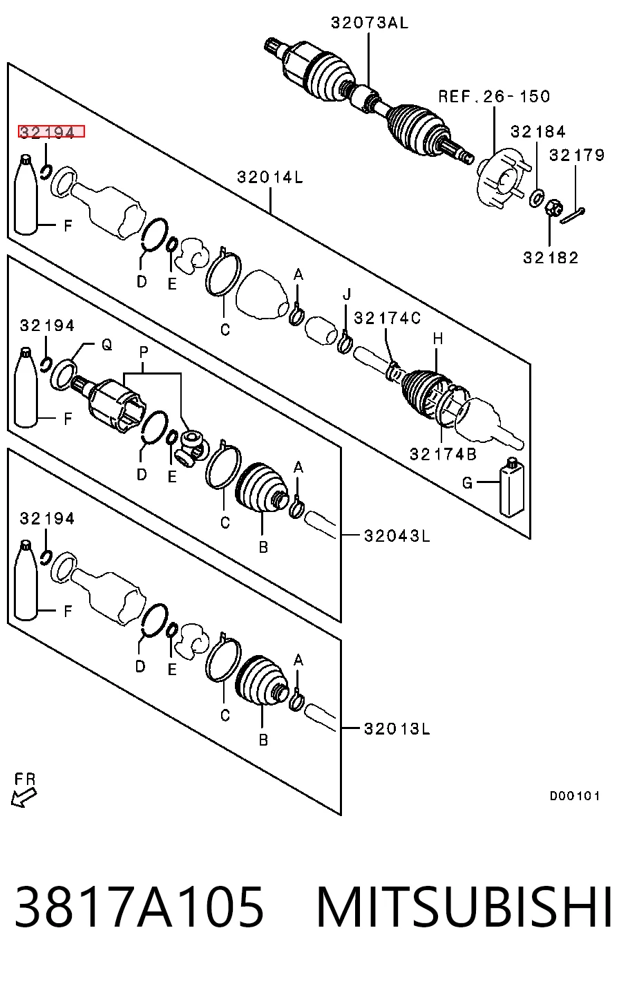 3817A105 Mitsubishi