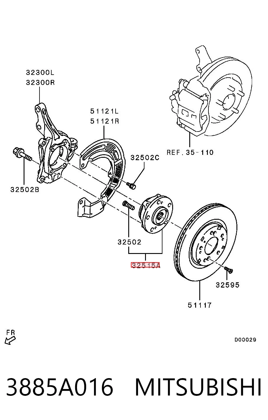 Передняя ступица DACF2044NHR2 Koyo
