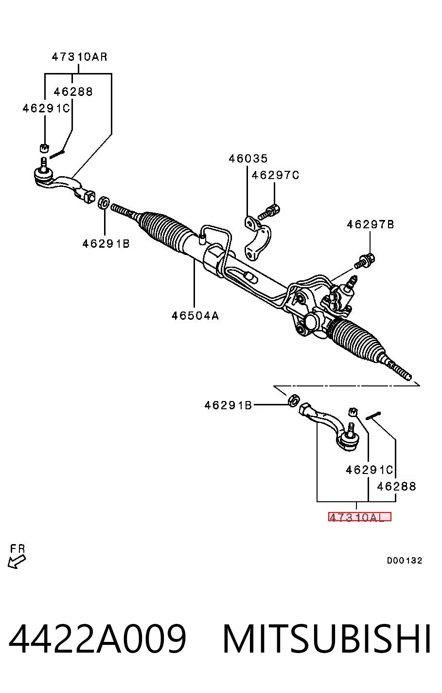 SSP0555 Magneti Marelli Наружный наконечник рулевой тяги