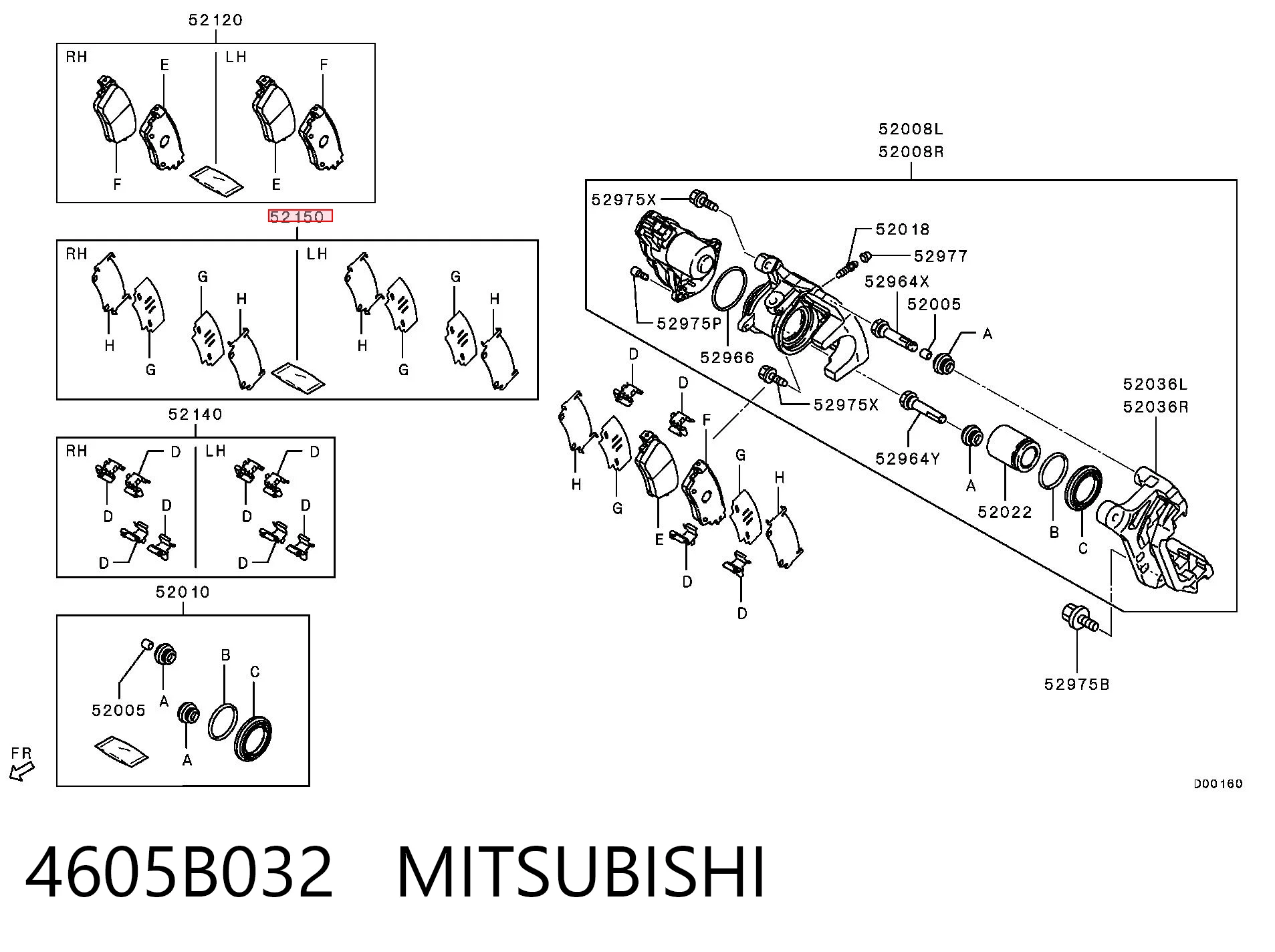 4605B032 Mitsubishi