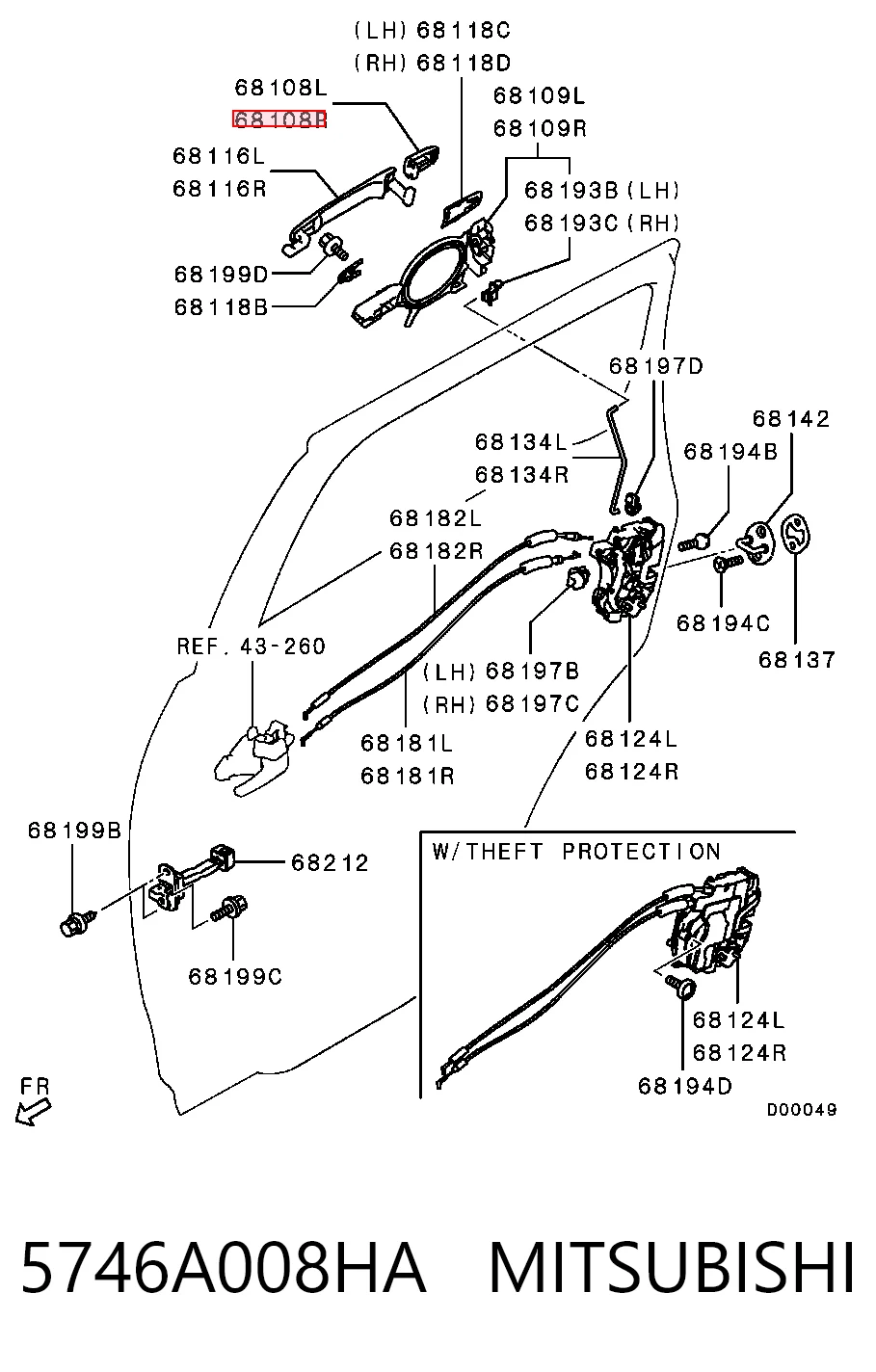 5746A008HA Mitsubishi 