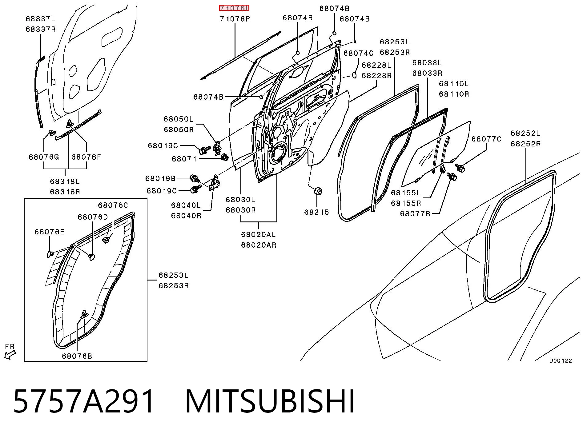 5757A291 Mitsubishi 