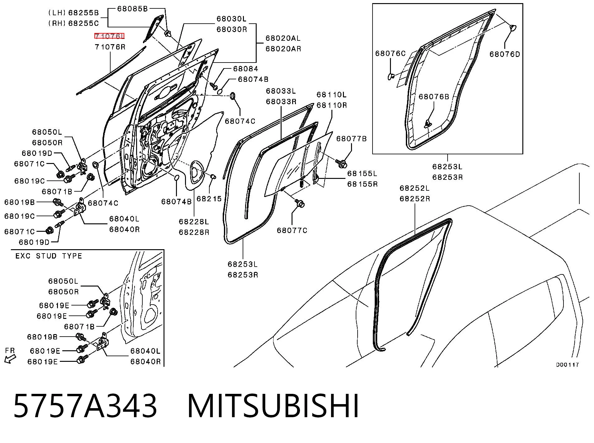 5757A343 Mitsubishi 