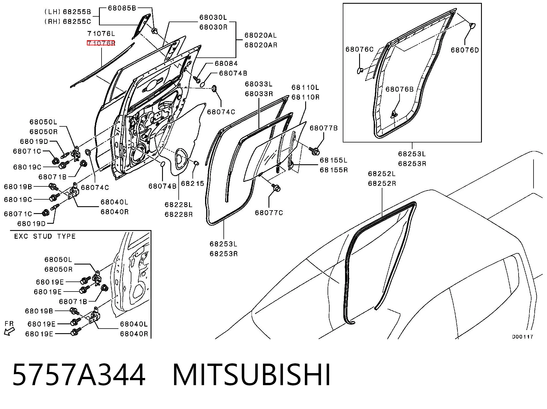 5757A344 Mitsubishi 